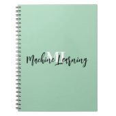 Perfect voor codeernota's en ML-projecten – ML Pro Notitieboek (Voorkant)