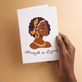 Perfect voor de viering van Black History Month 20 Kaart