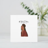 Perfect voor de viering van de Black History Month Kaart (Staand voorkant)