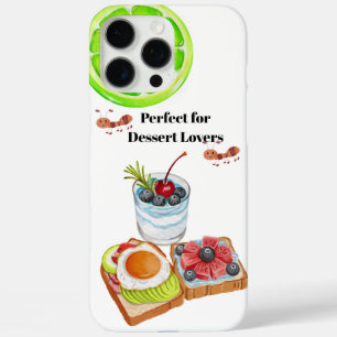 Perfect voor dessertliefhebbers iPhone 16 pro max hoesje