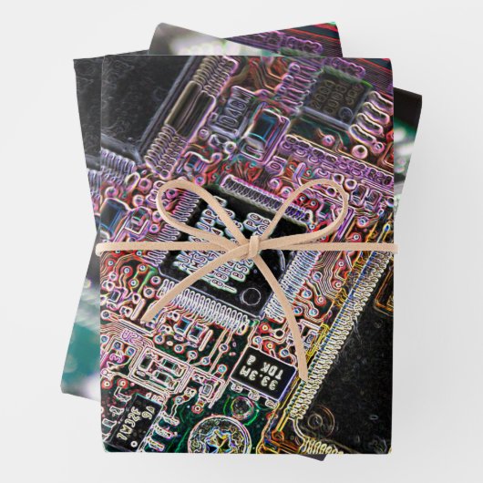 Perfect voor digitale geschenken en digitale autoc inpakpapier vel (In situ)