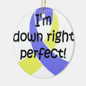 Perfect voor downsyndroom keramisch ornament (Links)