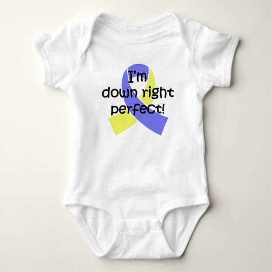 Perfect voor downsyndroom romper (Voorkant)