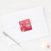 Perfect voor Gifting of Decorating Moederdag Vierkante Sticker (Envelop)