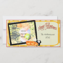 Perfect voor het pronken met je Halloween kostuum  Feestdagenkaart
