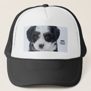 Perfect voor hondenliefhebbers Zwart en Wit-Cap  Trucker Pet