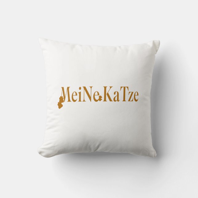 Perfect voor kattenliefhebbers. kussen (Voorkant)
