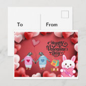 Perfect voor liefde, vriendschap en Romance Feestdagenkaart (Voorkant / Achterkant)