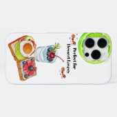 Perfect voor liefhebbers van desserts iPhone hoesje (Achterkant horizontaal)