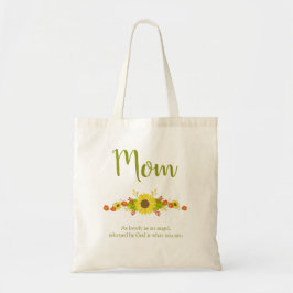 Perfect voor mama zonnebloem tote bag