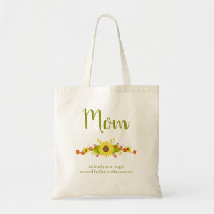 Perfect voor mama zonnebloem tote bag