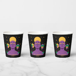Perfect voor Mardi Gras 2026 Papieren Bekers