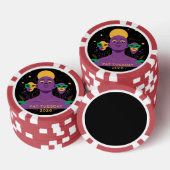 Perfect voor Mardi Gras 2026 Poker Chips (Opstapeling)