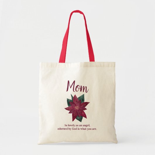 Perfect voor Moeder Paarse Bloemen Tote Bag (Voorkant)