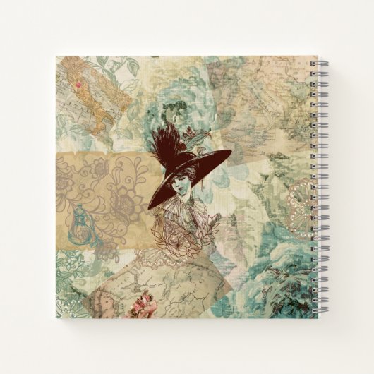 Perfect voor uw  ziel, Victoriaans-stijl Notitieboek (Achterkant)