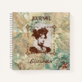 Perfect voor uw  ziel, Victoriaans-stijl Notitieboek (Voorkant)