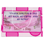 "Perfect voor Vaderdag geschenken."Gift Bag Groot Cadeauzakje (Voorkant)