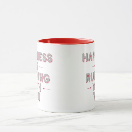 Perfect voor Valentijn's Day geschenken voor hardl Mok (Midden)