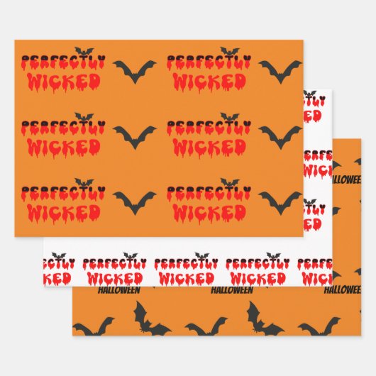 Perfect Wied Halloween Inpakpapier Vel (Set)