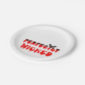 Perfect Wied Halloween Papieren Bordje (Gekanteld)