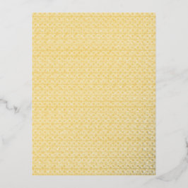 Perfect wit en geel Polka Dot Wallpaper Folie Feestdagen Briefkaart