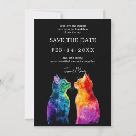 Perfect Yours: een Rainbow Love Story RSVP-kaart Save The Date