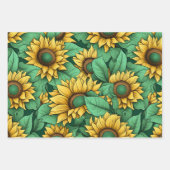 Perfect  zonnebloem inpakpapier vellen (Voorkant)