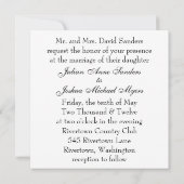 Perfect zwarte en witte uitvindingen kaart (Achterkant)