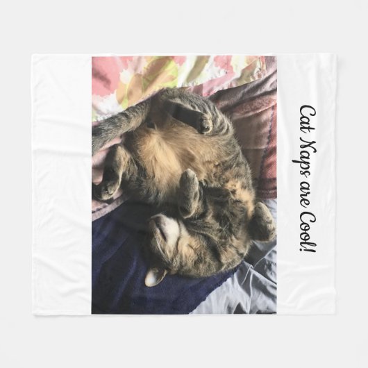 Perfect ZZZZ. Fleece Deken (Voorkant (Horizontaal))