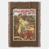 Perfecta Bicycles met damesreclame Poste Deken (Voorkant Verticaal)