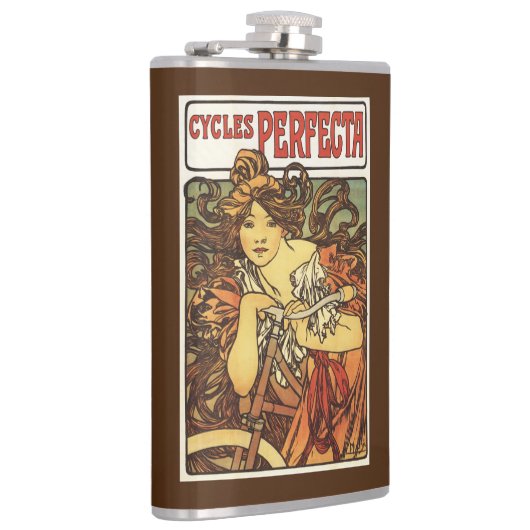Perfecta Bicycles met damesreclame Poste Heupfles (Rechts)
