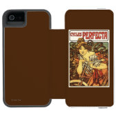 Perfecta Bicycles met damesreclame Poste Incipio iPhone Portemonnee Hoesje (Agenda Open)