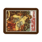 Perfecta Bicycles met damesreclame Poste Magneet (Horizontaal)