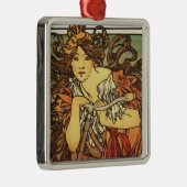 Perfecta Bicycles met damesreclame Poste Metalen Ornament (Rechts)