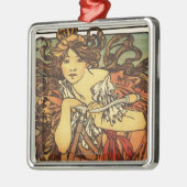 Perfecta Bicycles met damesreclame Poste Metalen Ornament (Links)