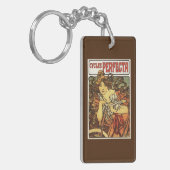 Perfecta Bicycles met damesreclame Poste Sleutelhanger (Voorkant Links)