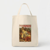 Perfecta Bicycles met damesreclame Poste Tote Bag (Voorkant)