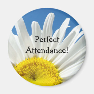 Perfecte Aanwezigheid! magneet Witte Madeliefjes B