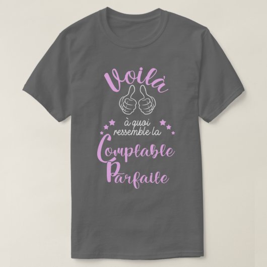 Perfecte accountant Colleague Gift T-shirt (Design voorkant)