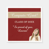 Perfecte Afstudeercongrats  Servet (Voorkant)