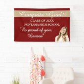 Perfecte afstudeercongratulatiebanner spandoek (Insitu)