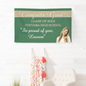 Perfecte afstudeercongratulatiebanner spandoek (Insitu)