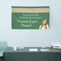 Perfecte afstudeercongratulatiebanner