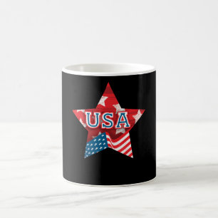 Perfecte Amerikaanse Vlag Kleurster - VERLIES DE V Koffiemok