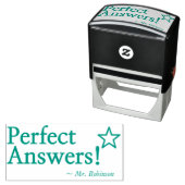 "Perfecte antwoorden!" Leraar Feedback Rubberstemp Zelfinktende Stempel (In situ)