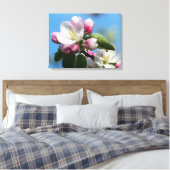 Perfecte Apple Blossom Wrapped Canvas (glans) Afdruk (Insitu (Slaapkamer))