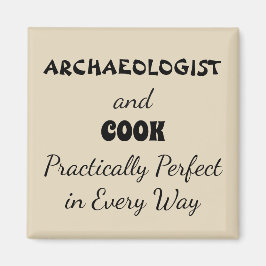 Perfecte archeologie en kok magneet