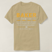 Perfecte Baker Definition Funny Baking Gezegde Gif T-shirt (Design voorkant)