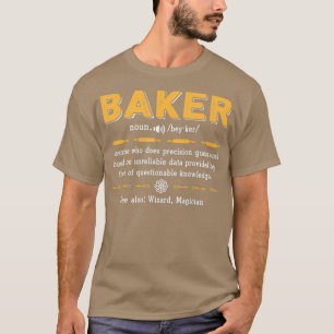 Perfecte Baker Definition Funny Baking Gezegde Gif T-shirt
