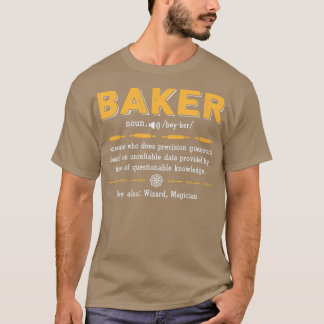 Perfecte Baker Definition Funny Baking Gezegde Gif T-shirt